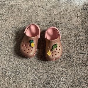 Sparkly Kids Crocs